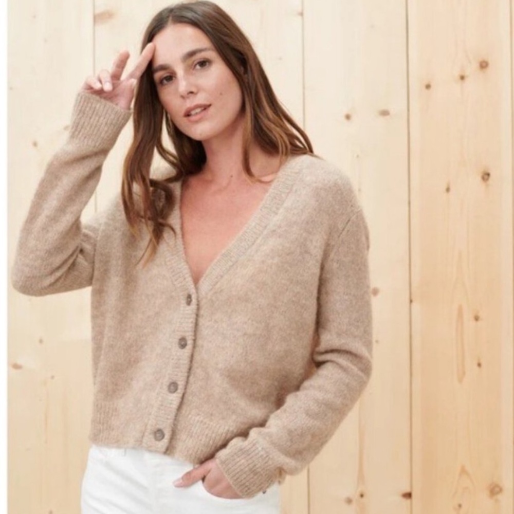 Jenni Kayne boyfriend cardigan oatmeal size XS